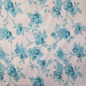 white blue floral 0085