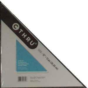 C thru 12" ruler
